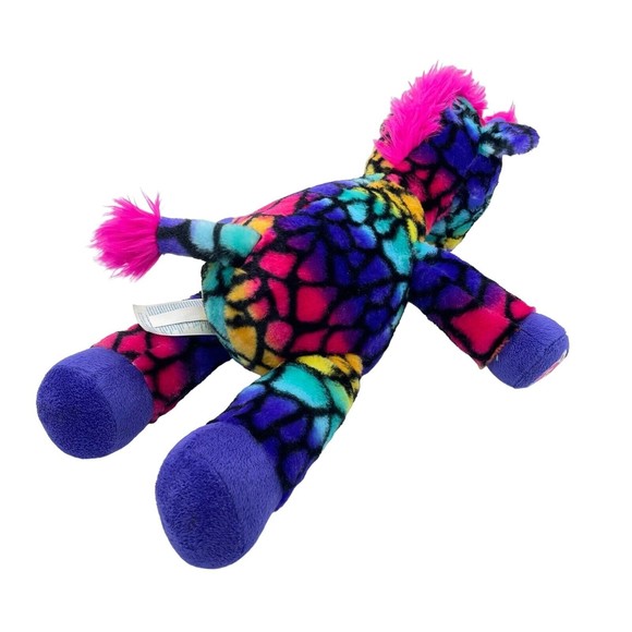 Build A Bear Lisa Frank Rainbow Giraffe Wild Style Stuffed Animal Plush Toy 18" - Picture 3 of 7